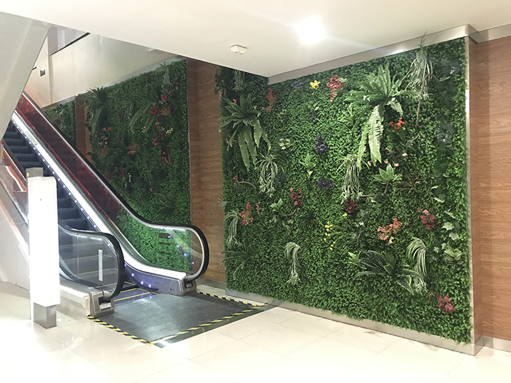 商場仿真植物墻